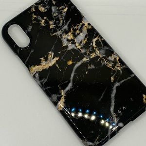 iPhone XR Burga Black Marble Phone Case